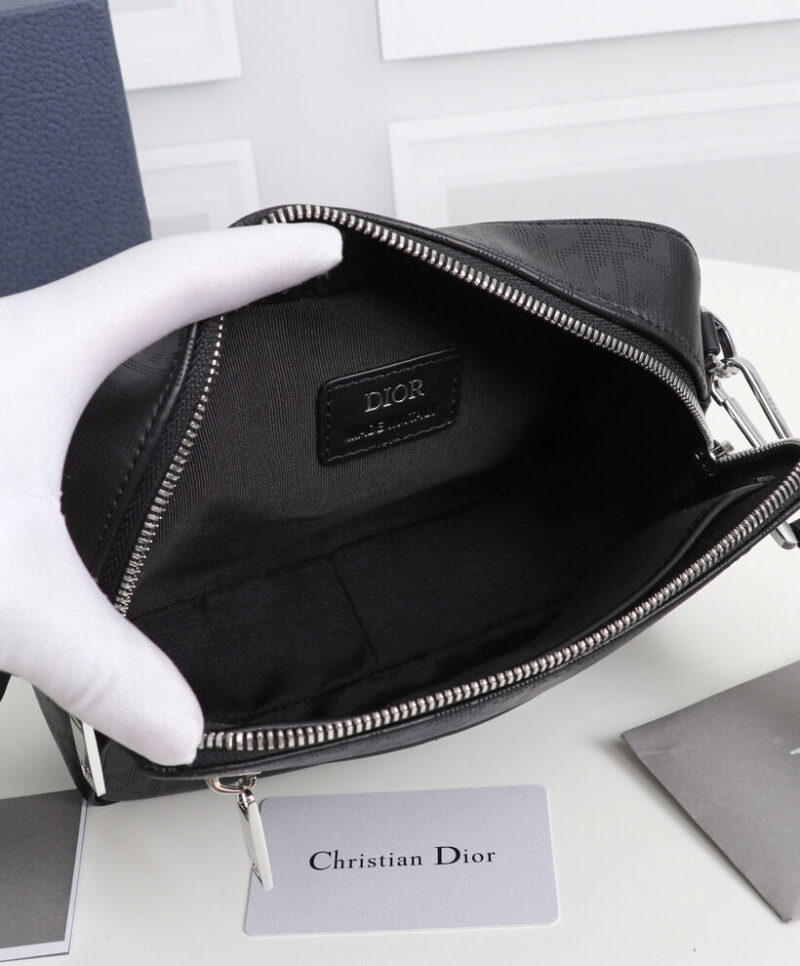Christian Dior Safari Messenger Bag Black
